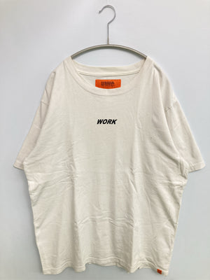 UNIVERSAL OVERALL/ユニバーサルオーバーオール/Tシャツ/カットソー/トップス/ホワイト/L