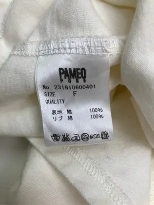 PAMEO POSE/パメオポーズ/Tシャツ/カットソー/トップス/アイボリー/F