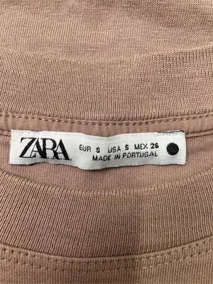 ZARA/ザラ/Tシャツ/カットソー/トップス/ブラウン/S