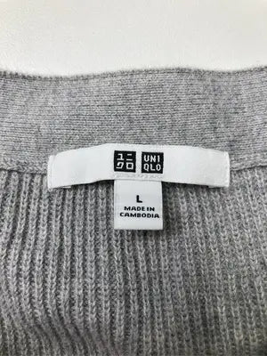 UNIQLO/ユニクロ/カーディガン/ボレロ/トップス/グレー/L