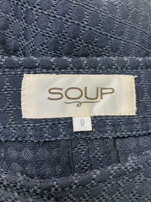 SOUP/スープ/ノーカラージャケット/ジャケット/アウター/ネイビー/9