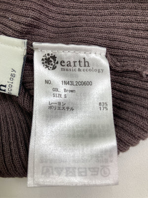 earth music&ecology/アースミュージックアンドエコロジー/Tシャツ/カットソー/トップス/ブラウン/S