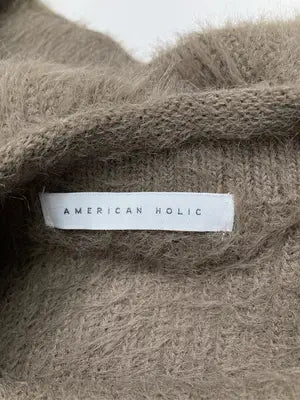 AMERICAN HOLIC/アメリカンホリック/ニット/セーター/トップス/カーキ/FREE