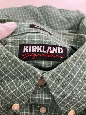 KIRKLAND Signature/カークランドシグネチャー/シャツ/ブラウス/トップス/グリーン/M