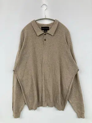 croft&barrow/クラフトアンドバロー/ニット/セーター/トップス/ベージュ/XL