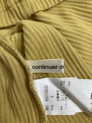 continuer de NICE CLAUP/コンティニューデナイスクラップ/タンクトップ/トップス/イエロー/F