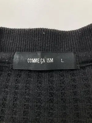 COMME CA ISM/コムサイズム/ニット/セーター/トップス/ブラック/L