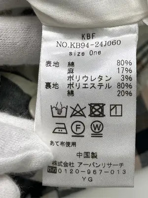 KBF/ケービーエフ/その他パンツ/パンツ/アイボリー/One