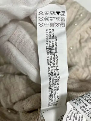 ZARA/ザラ/ニット/セーター/トップス/ベージュ/USA L