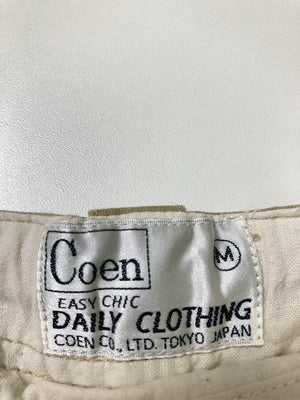 coen/コーエン/チノパンツ/パンツ/ベージュ/M
