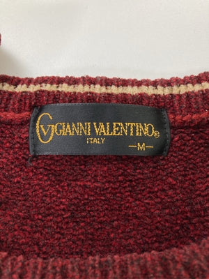 VALENTINO/ヴァレンティノ/ニット/セーター/トップス/レッド/M