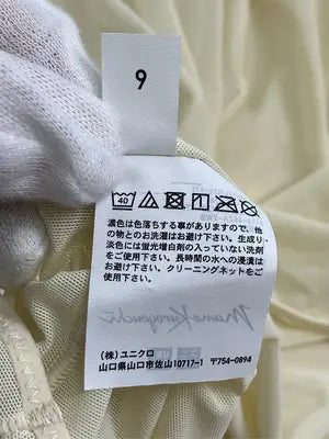 Uniqlo and Mame Kurogouchi/Tシャツ/カットソー/トップス/アイボリー/L