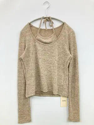 Achic/アシック/Tシャツ/カットソー/トップス/ベージュ/M