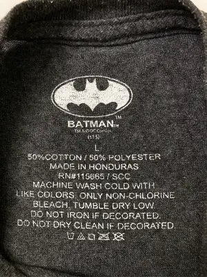 BATMAN/バットマン/Tシャツ/カットソー/トップス/グレー/L