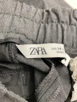 ZARA/ザラ/スラックス/パンツ/ブラック/USA 2