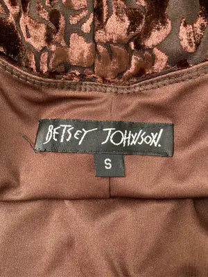 BETSEY JOHNSON/ドレス/ワンピース/ドレス/ブラウン/S