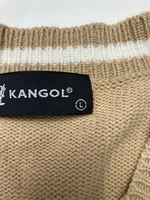 KANGOL/カンゴール/ニット/セーター/トップス/ベージュ/L