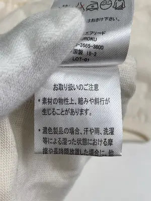 SABUROKU/サブロク/Tシャツ/カットソー/トップス/アイボリー/M