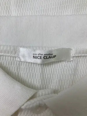 one after another NICE CLAUP/ワンアフターアナザーナイスクラップ/ポロシャツ/トップス/ホワイト