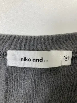 niko and .../ニコアンド/Tシャツ/カットソー/トップス/グレー/4