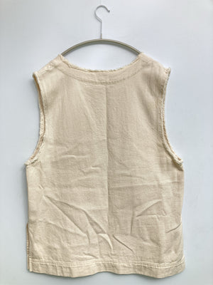 Discoat/ディスコート/ベスト/トップス/アイボリー/F