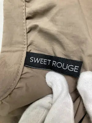 SWEET ROUGE/スイートルージュ/ノーカラーコート/ジャケット/アウター/ブラウン/M