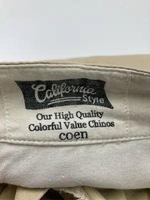 coen/コーエン/チノパンツ/パンツ/ベージュ/S