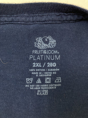 FRUIT OF THE LOOM/フルーツオブザルーム/Tシャツ/カットソー/トップス/ネイビー/2XL