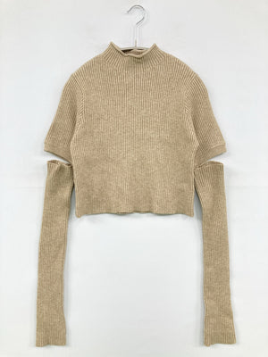 Chico/チコ/ニット/セーター/トップス/ベージュ/F