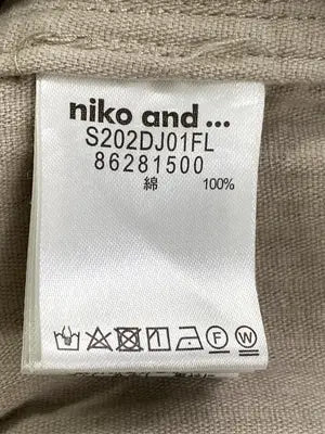 niko and .../ニコアンド/ブルゾン/ジャケット/アウター/ベージュ