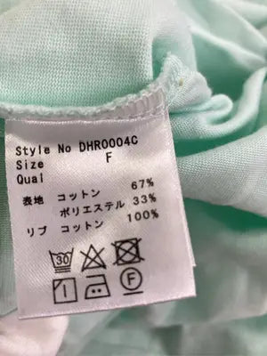 EDNA/Tシャツ/カットソー/トップス/ライトグリーン/F