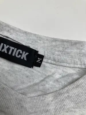 LIXTICK/Tシャツ/カットソー/トップス/グレー/M