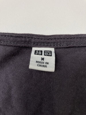 UNIQLO/ユニクロ/Tシャツ/カットソー/トップス/グレー/M