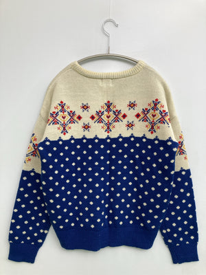 RODEO CROWNS/ロデオクラウンズ/ニット/セーター/トップス/ネイビー/S