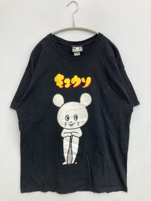 KYUSONEKOKAMI/Tシャツ/カットソー/トップス/ブラック/L