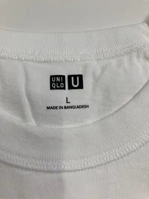 UNIQLO/ユニクロ/Tシャツ/カットソー/トップス/ホワイト/L