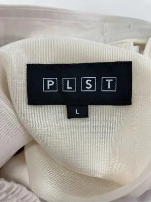 PLST/プラステ/スラックス/パンツ/アイボリー/L
