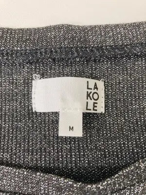 LAKOLE/ラコレ/Tシャツ/カットソー/トップス/グレー/M