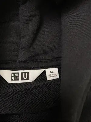 UNIQLO U/ユニクロユー/パーカー/トップス/ブラック/XL