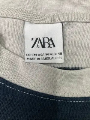 ZARA/ザラ/Tシャツ/カットソー/トップス/グレー/M
