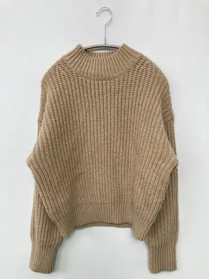 UNIQLO/ユニクロ/ニット/セーター/トップス/ベージュ/M