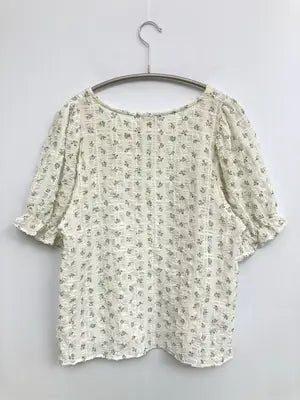 flower/フラワー/Tシャツ/カットソー/トップス/ホワイト/F