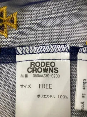 RODEO CROWN/ロデオクラウンズ/チューブトップ/トップス/ブラック/FREE
