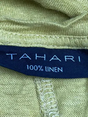 TAHARI/Tシャツ/カットソー/トップス/イエロー/XXL