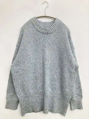 ニット/セーター/トップス/スカイブルー/M