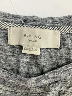 B:MING/ビーミング/Tシャツ/カットソー/トップス/グレー/ONE SIZE