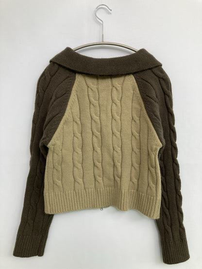 SmYF/ニット/セーター/トップス/ブラウン