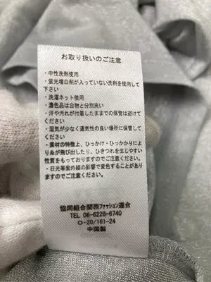 Tシャツ/カットソー/トップス/シルバー/S