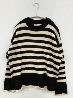 ZARA/ザラ/ニット/セーター/トップス/ブラック/USA M