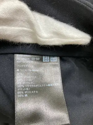UNIQLO/ユニクロ/スラックス/パンツ/ブラック/M